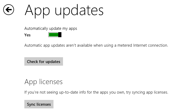 App updates